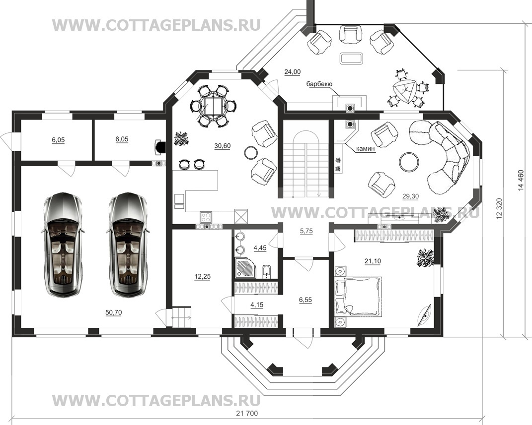Поэтажные планы проект дома 96-11 общ. площадь 410,75 м2