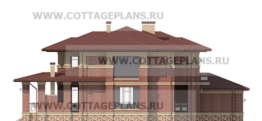 Фасады проект дома 100-31 общ. площадь 363,80 м2