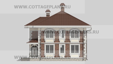 Фасады проект дома 14-79 общ. площадь 323,35 м2