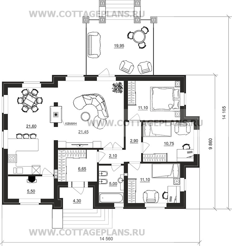 Поэтажные планы проект дома 27-51 общ. площадь 98,15 м2