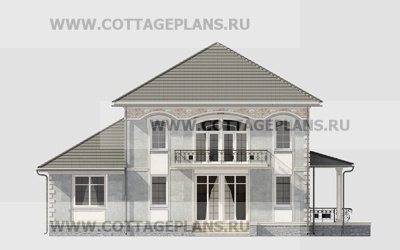 Фасады проект дома 16-84 общ. площадь 214,65 м2