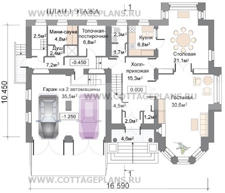 Поэтажные планы проект дома 30-26 общ. площадь 253,1м2