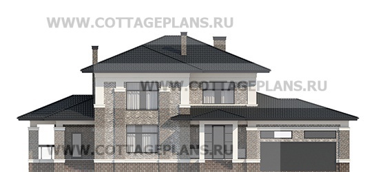 Фасады проект дома 205-41 общ. площадь 353,40 м2