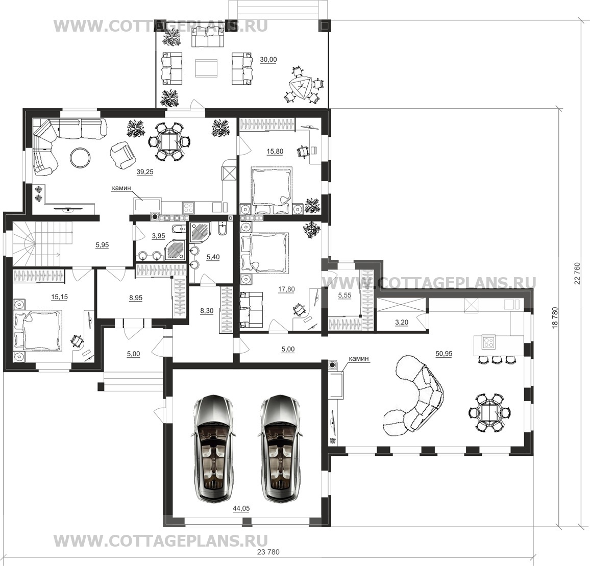 Поэтажные планы проект дома 84-39 общ. площадь 434,70 м2
