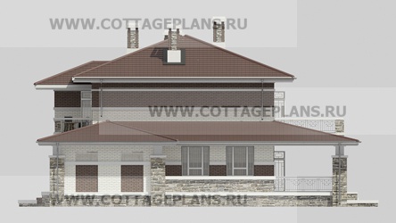 Фасады проект дома 78-39 общ. площадь 450,50 м2