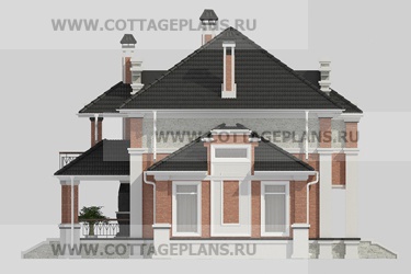 Фасады проект дома 71-69 общ. площадь 350,40 м2