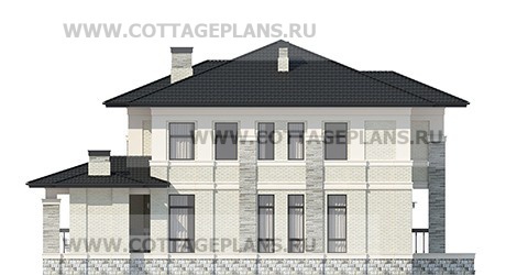 Фасады проект дома 205-28 общ. площадь 470,90 м2