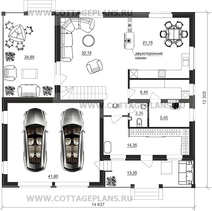 Поэтажные планы проект дома 89-53 общ. площадь 225,20м2
