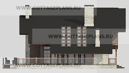 Фасады проект дома 78-30 общ. площадь 369,30 м2
