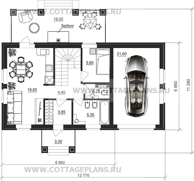 Поэтажные планы проект дома 96-85 общ. площадь 145,80 м2