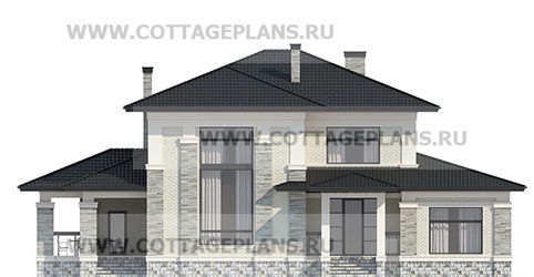 Фасады проект дома 204-93 общ. площадь 247,75 м2