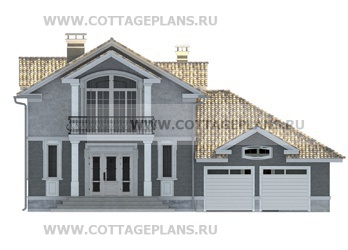 Фасады проект дома 21-79 общ. площадь 253,55 м2