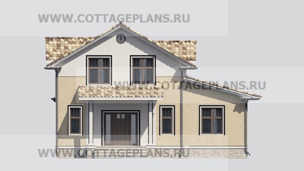 Фасады проект дома 22-74 общ. площадь 166,80 м2