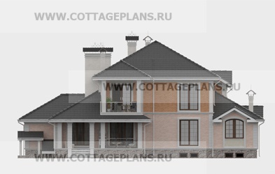 Фасады проект дома 14-52 общ. площадь 309,30 м2