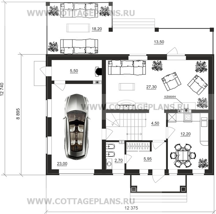 Поэтажные планы проект дома 87-06 общ. площадь 154,85 м2