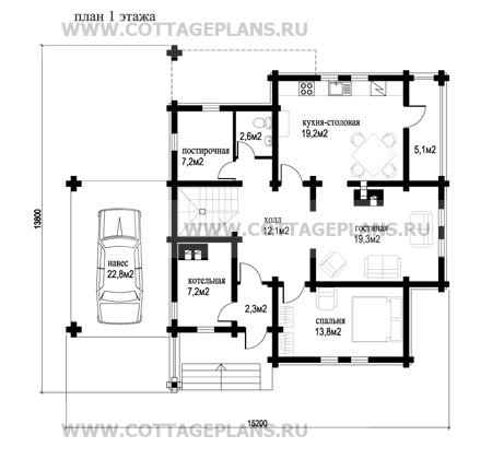 Поэтажные планы проект дома 19-15 общ. площадь 196,4 м2