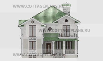 Фасады проект дома 20-05 общ. площадь 202,45 м2