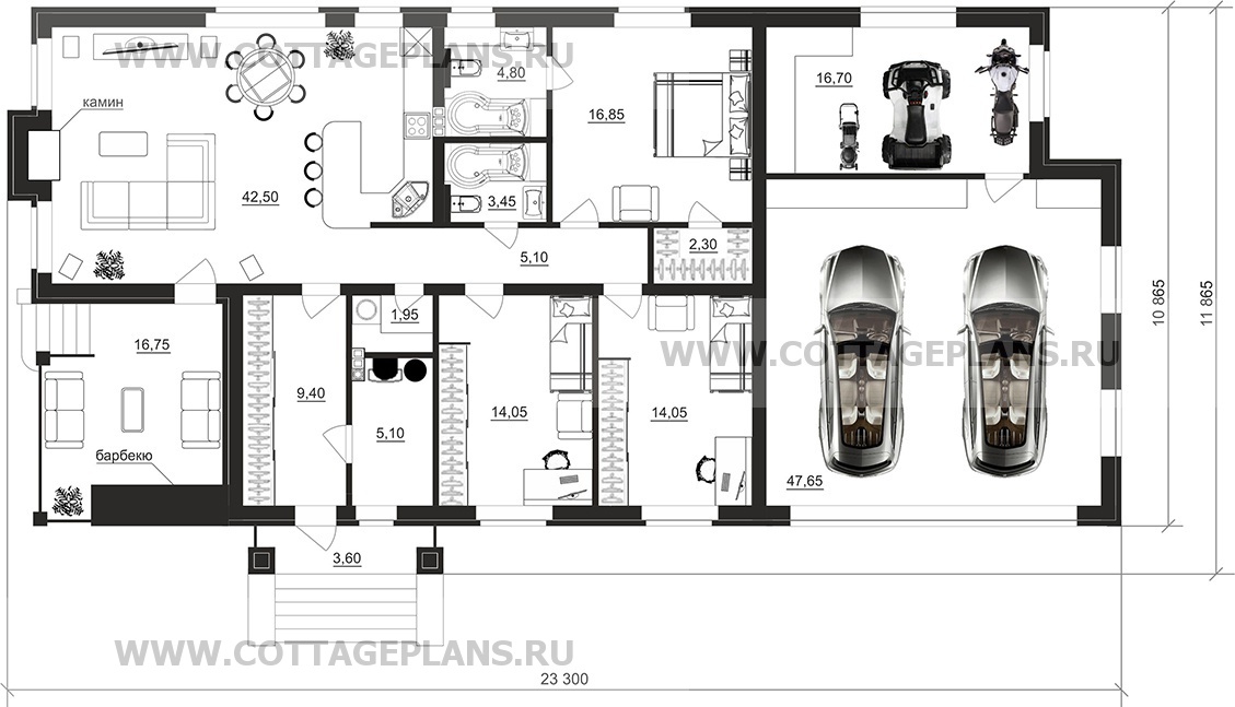 Поэтажные планы проект дома 902-19 общ. площадь 183,90м2