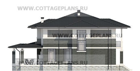 Фасады проект дома 101-75 общ. площадь 257,90 м2