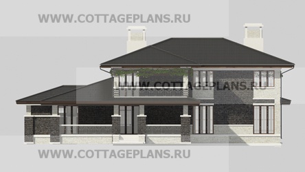 Фасады проект дома 21-41 общ. площадь 328,80 м2