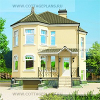 Каталог проекты домов из пеноблоков проект дома 51-05 общ. площадь 196,5м2