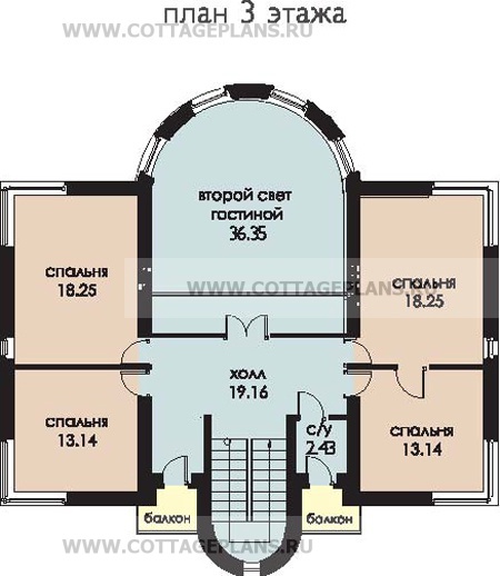 Поэтажные планы проект дома 52-81 общ. площадь 456,7м2