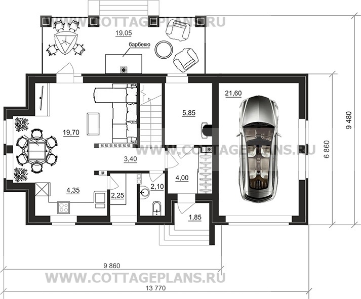 Поэтажные планы проект дома 75-89 общ. площадь 104,35 м2