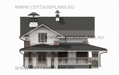 Фасады проект дома 29-09 общ. площадь 206,95 м2