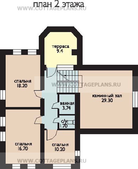 Поэтажные планы проект дома 50-39 общ. площадь 250,6м2