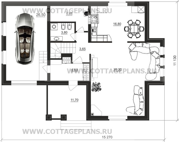 Поэтажные планы проект дома 15-38 общ. площадь 173,30 м2