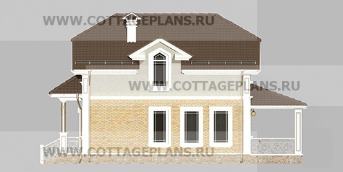 Фасады проект дома 108-17 общ. площадь 174,45 м2