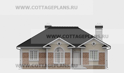 Фасады проект дома 90-21 общ. площадь 134,75 м2