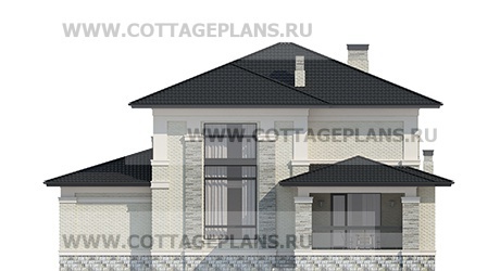 Фасады проект дома 203-94 общ. площадь 378,4 м2