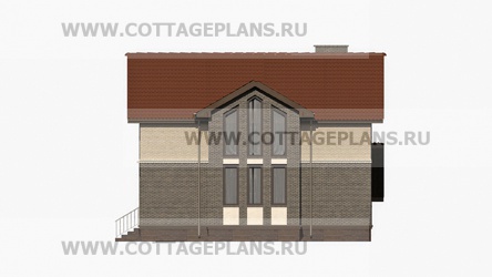 Фасады проект дома 22-71 общ. площадь 283,35 м2