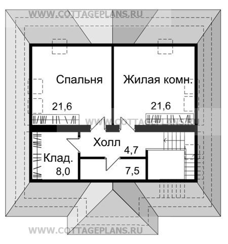 Поэтажные планы проект дома 30-11 общ. площадь 364,0м2