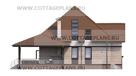 Фасады проект дома 75-75 общ. площадь 183,85 м2