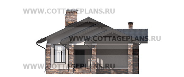 Фасады проект дома 700-43 общ. площадь 82,05 м2