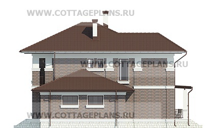 Фасады проект дома 77-63 общ. площадь 236,35 м2