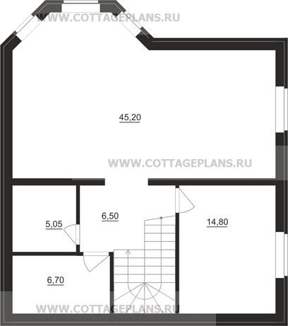 Поэтажные планы проект дома 21-73 общ. площадь 228,65 м2