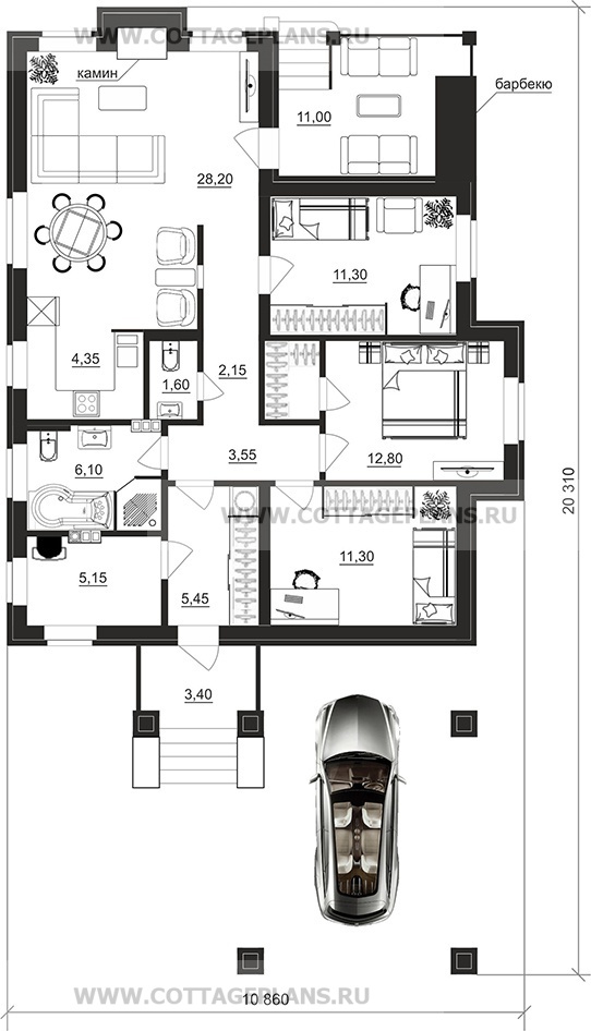 Поэтажные планы проект дома 700-21 общ. площадь 91,80 м2