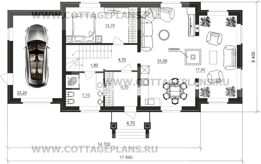 Поэтажные планы проект дома 71-45 общ. площадь 254,25 м2