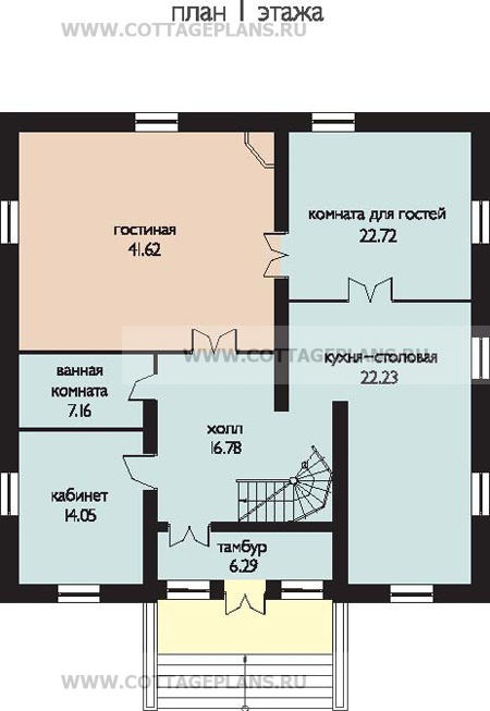 Поэтажные планы проект дома 35-49 общ. площадь 415,6м2