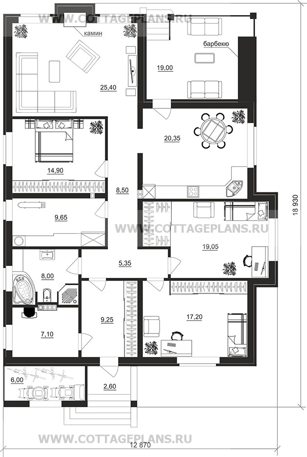 Поэтажные планы проект дома 900-08 общ. площадь 146,00 м2