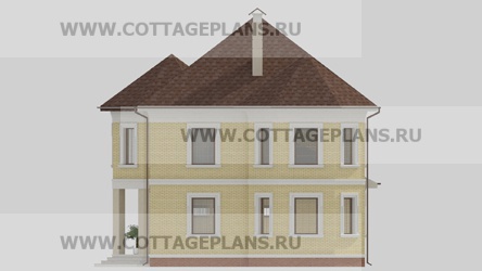 Фасады проект дома 22-93 общ. площадь 263,25 м2