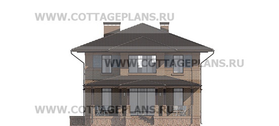Фасады проект дома 101-65 общ. площадь 344,90 м2