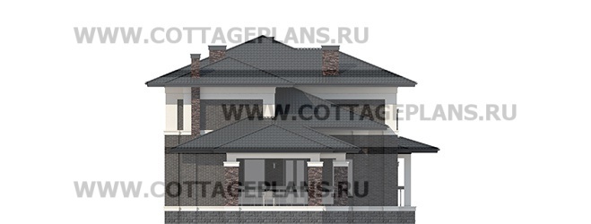 Фасады проект дома 105-17 общ. площадь 392,60 м2