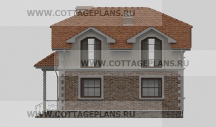 Фасады проект дома 20-53 общ. площадь 211,55 м2