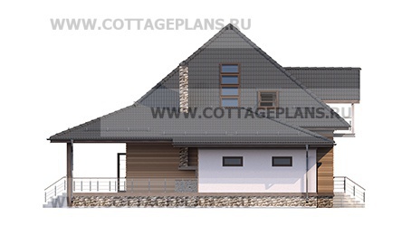 Фасады проект дома 76-73 общ. площадь 301,80 м2