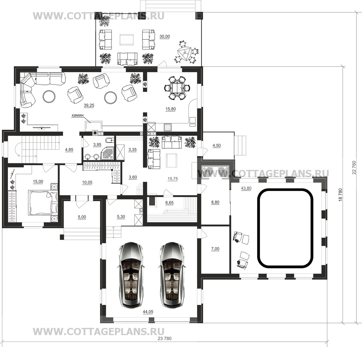 Поэтажные планы проект дома 84-63 общ. площадь 509,10 м2
