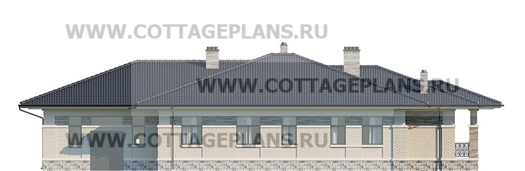 Фасады проект дома 07-68 общ. площадь 145,40 м2